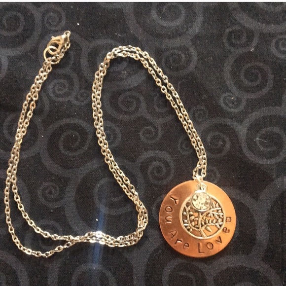 2 for $20 Tree of Life Hand Stamped Necklace - Picture 5 of 5